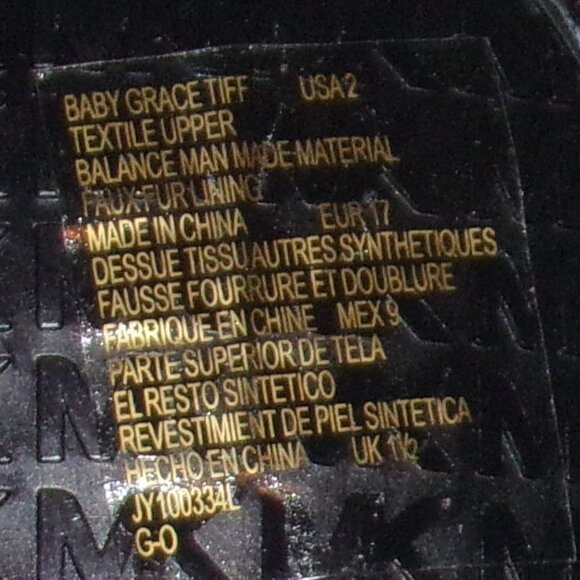 NEW MICHAEL MICHAEL KORS BABY GRACE TIFF BOOTS SZ 2 - Picture 8 of 8